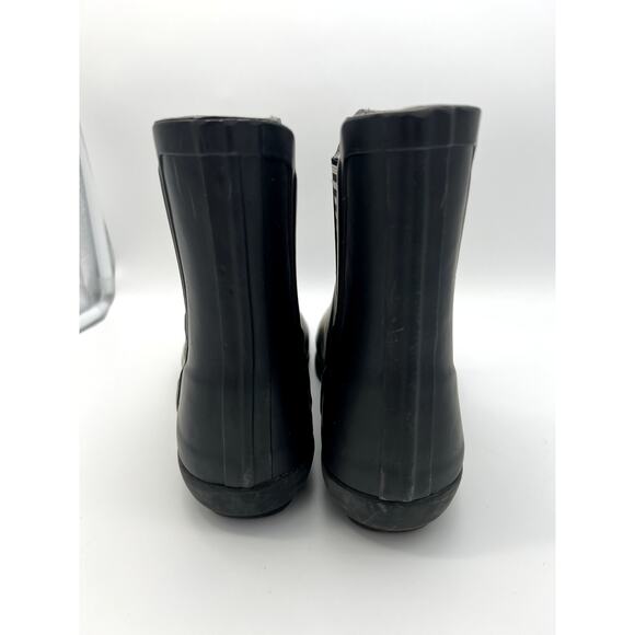 London Fog Collection Black Piccadilly Waterproof Memory Rubber Boots Size 9M - Picture 8 of 11